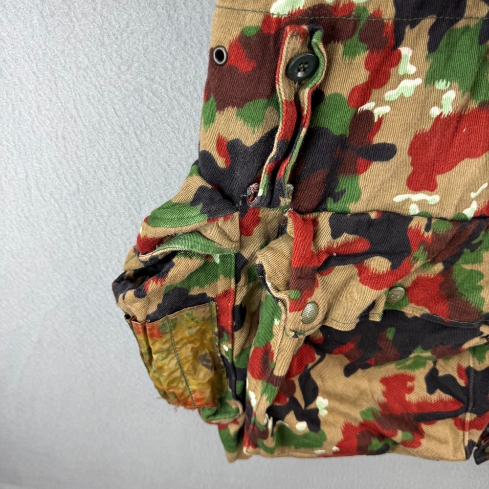 Vintage Swiss Army M70 Alpenflage Jacket Mens Fits Medium Lotta Pockets Hood - Picture 7 of 16